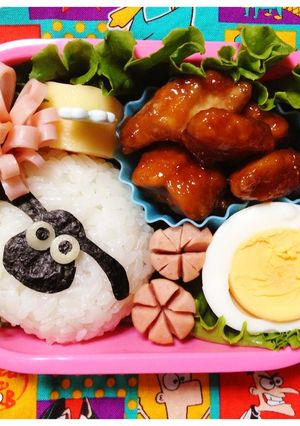 キャラ弁*こひつじのティミー-レシピのメイン写真
