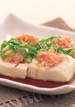 豆腐と海老の蒸しもの-レシピのメイン写真