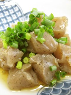 ヘルシーつまみ♪こんにゃくの柚子胡椒煮-レシピのメイン写真