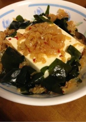 ワカメと豆腐の中華風サラダ-レシピのメイン写真