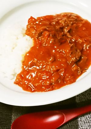 ルーなしのあっさりハヤシライス米粉仕上げ-レシピのメイン写真