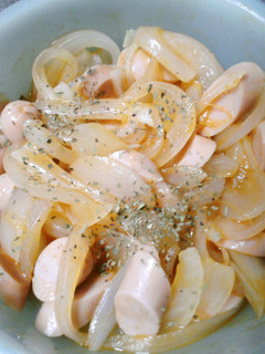 レンジで☆新玉ねぎと魚ニソのケチャップ♪-レシピのメイン写真