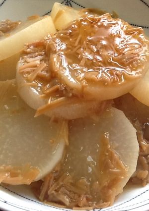 簡単☆大根となめ茸のずぼら煮-レシピのメイン写真