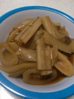 ネギとごぼうのさっぱり煮-レシピのメイン写真