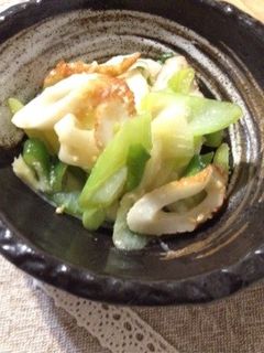 ねぎとちくわの酢味噌和え*-レシピのメイン写真
