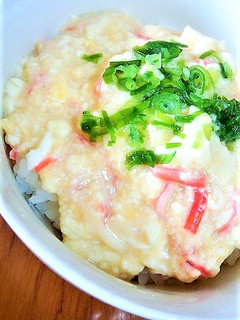 すぐ出来る!豆腐のあんかけ丼♪-レシピのメイン写真