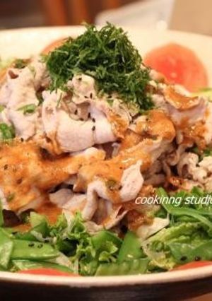 豚しゃぶとレタスの中華ドレッシング-レシピのメイン写真