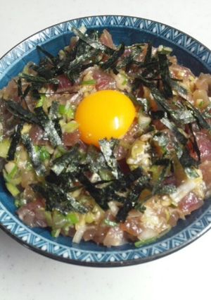 マグロのユッケ丼風-レシピのメイン写真