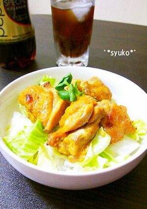 チーズとろける♡和風タンドリーチキン丼-レシピのメイン写真