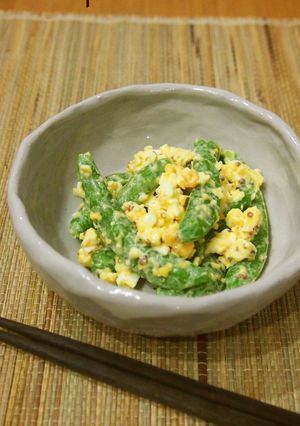 スナップえんどうの粒マスタード和え-レシピのメイン写真