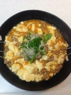 麻婆豆腐〜野菜炒めをのせて〜-レシピのメイン写真