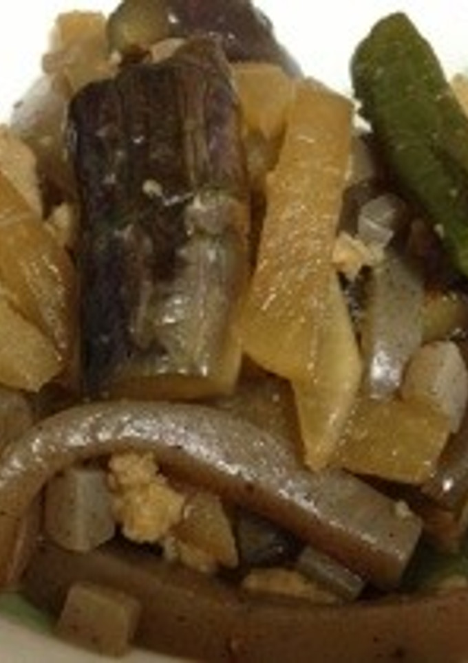 野菜と蒟蒻のお浸し-レシピのメイン写真