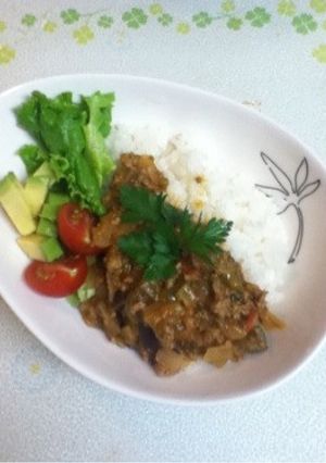 夏野菜とトマトのドライカレー-レシピのメイン写真