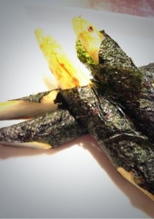 ホワイトアスパラの磯部焼-レシピのメイン写真
