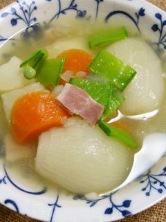 簡単玉ねぎまるごとポトフ-レシピのメイン写真