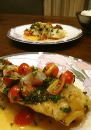 カレイのハーブ&バター焼き-レシピのメイン写真