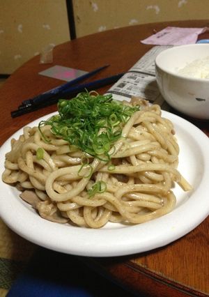 胡麻ホルモンうどん-レシピのメイン写真