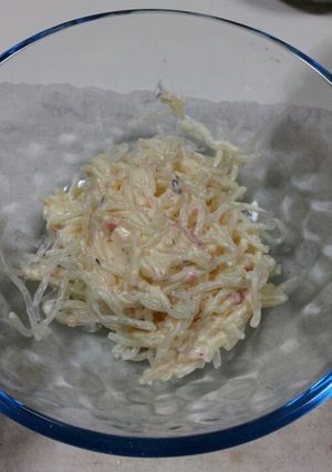 プチプチ☆海藻麺の梅マヨ和え-レシピのメイン写真