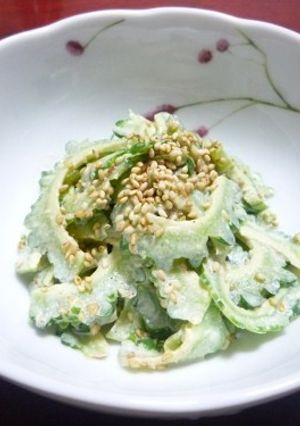 ゴーヤのごまマヨ和え☆わさび風味-レシピのメイン写真