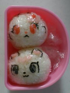 キャラ弁★ジュエルペットおにぎり-レシピのメイン写真