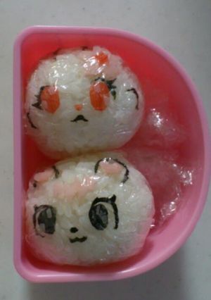 キャラ弁★ジュエルペットおにぎり-レシピのメイン写真