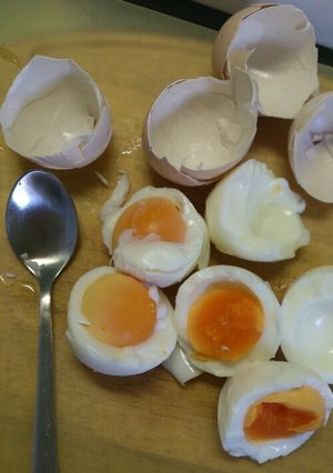 最速！刻んで使う用ゆで卵のむき方☆-レシピのメイン写真
