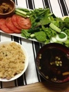 味噌とキノコの炊き込みご飯-レシピのメイン写真