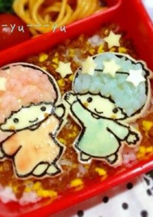 キキララ キャラ弁-レシピのメイン写真