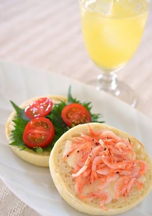 簡単！朝食＆ランチに桜海老の和風マフィン-レシピのメイン写真