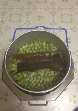 ハンゴーコンロでえんどうごはん!-レシピのメイン写真