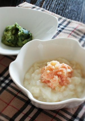 離乳食 鮭ポテトのパン粥 【中期】-レシピのメイン写真