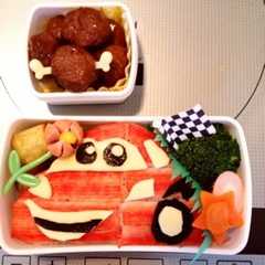 キャラ弁☆カーズのマックイーン弁当-レシピのメイン写真