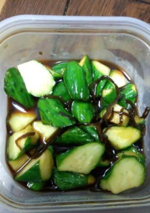 きゅうりの醤油漬け物-レシピのメイン写真