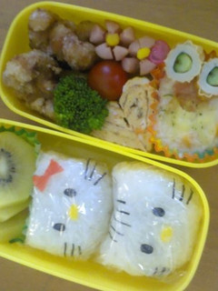 キャラ弁☆簡単キティ—&ダニエル-レシピのメイン写真