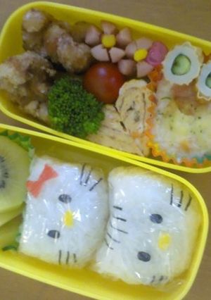 キャラ弁☆簡単キティ—＆ダニエル-レシピのメイン写真