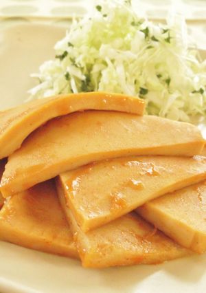 ぷりぷり高野豆腐のピリ甘辛焼き-レシピのメイン写真