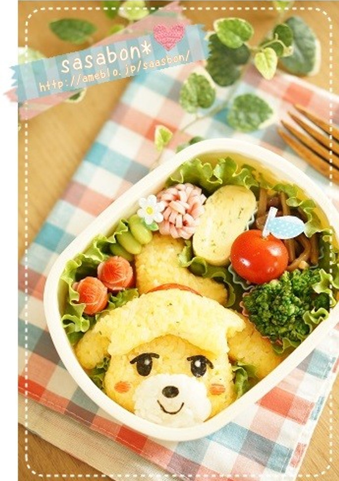 とびだせ　どうぶつの森　しずえのお弁当-レシピのメイン写真