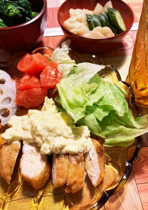 時短+ヘルシー 揚げないチキン南蛮♪-レシピのメイン写真