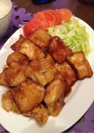 簡単☆鱈と厚揚げの甘辛照り焼き-レシピのメイン写真