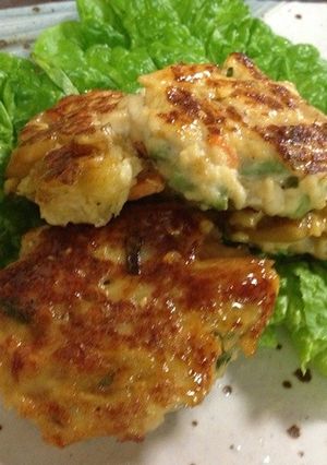簡単おかず鶏バーグ　ダイエットにも-レシピのメイン写真