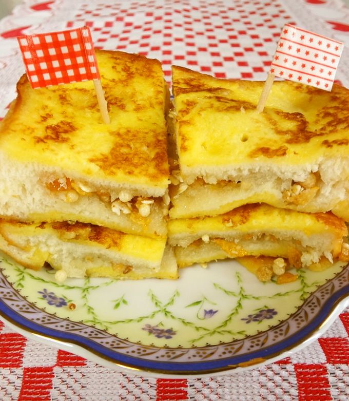 フルーツグラノーラ入りフレンチトースト♪-レシピのメイン写真