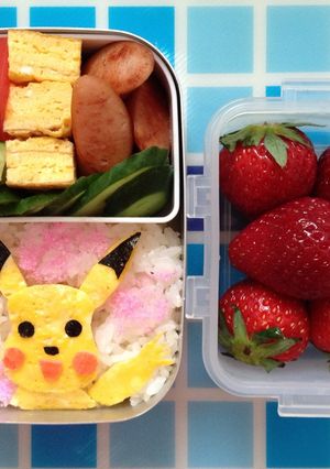 年長さんのお弁当（ピカチュウ）-レシピのメイン写真