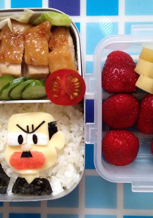 年長さんのお弁当（かみなりさん）-レシピのメイン写真