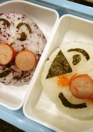 キャラ弁★簡単アンパンマンとこむすびﾏﾝ-レシピのメイン写真