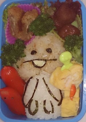なめこキャラ弁-レシピのメイン写真
