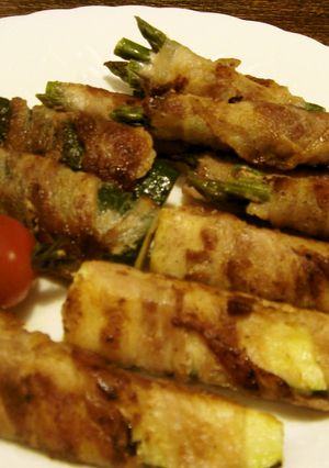 簡単！ズッキーニの肉巻き-レシピのメイン写真