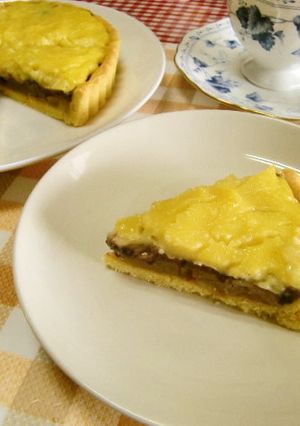 シナモンりんごと小豆とカスタードタルト♪-レシピのメイン写真
