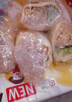 片手で食べられる♡ラップサンド-レシピのメイン写真