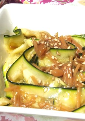 【手軽でおいしい】ズッキーニの和えもの-レシピのメイン写真