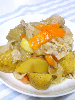 ☆レンジ蒸しじゃがの肉あんかけ☆-レシピのメイン写真